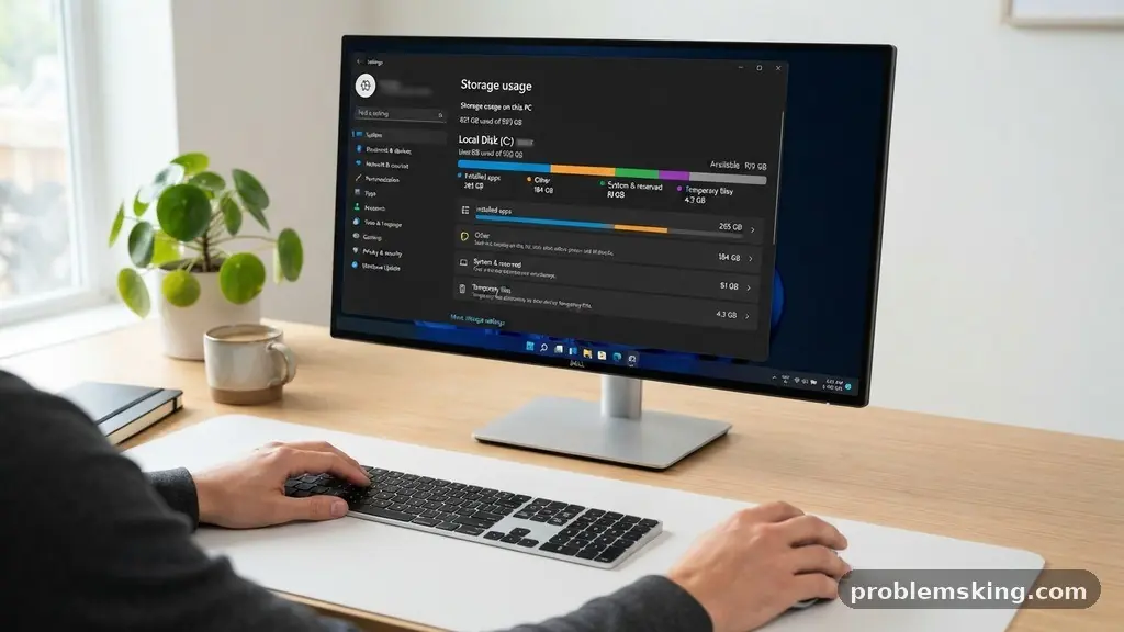 How to Find the Cause of Unexpected Storage Usage on a Windows PC
