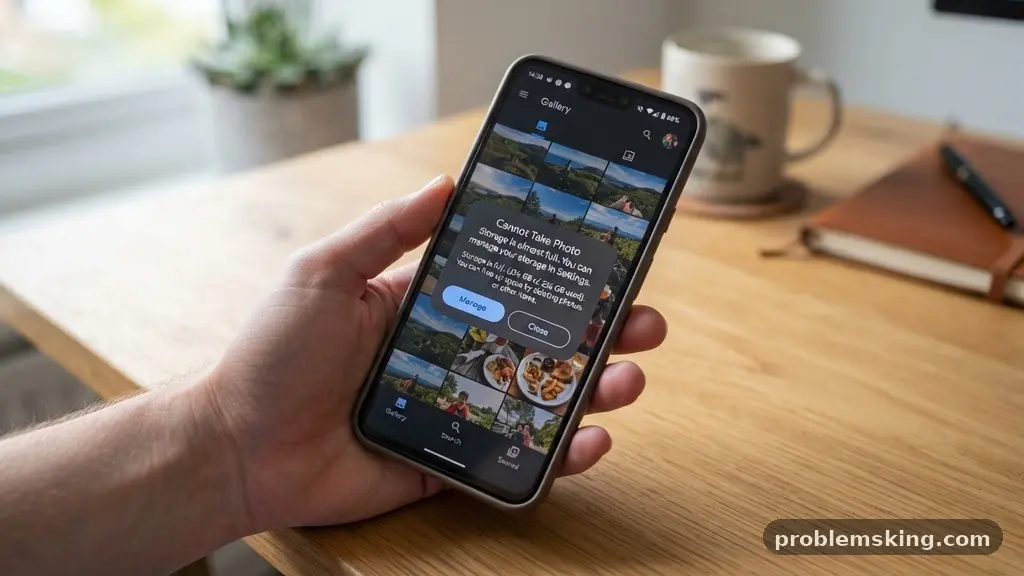 What to Do When a Phone Storage Warning Appears After Deleting Photos